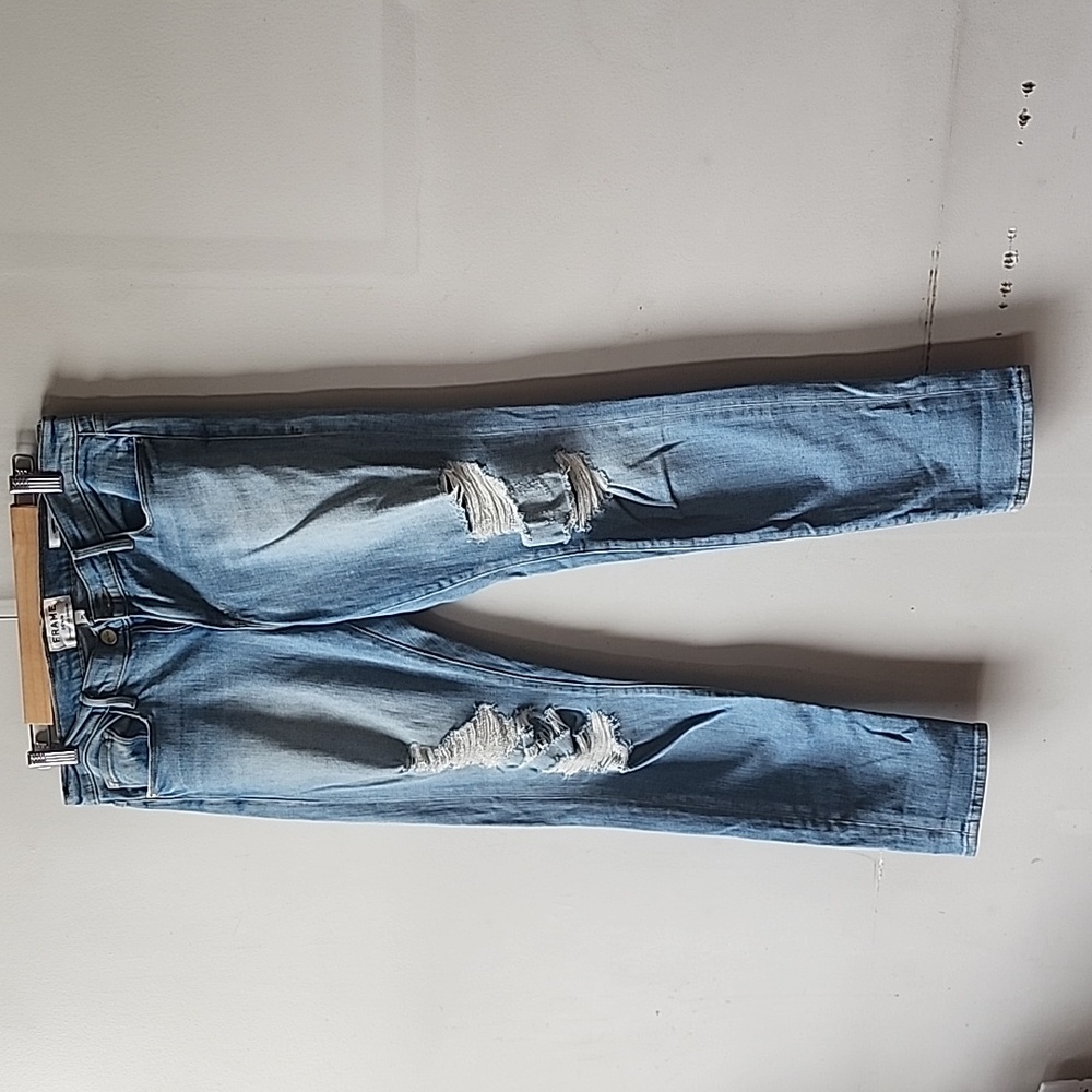 LADIES FRAME DENIM JEANS. LONDON-LOS ANGELIS. Le Garcon. SIZE 28.